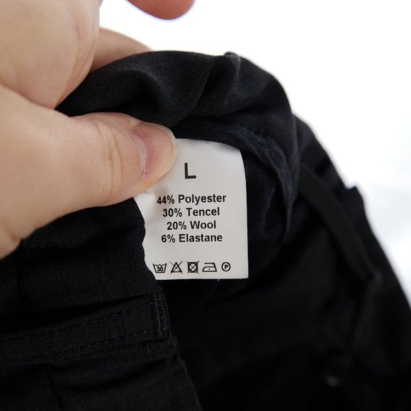 SEAGALE Gray Trouser Wool Blend Pant Men's Large - Picture 7 of 8